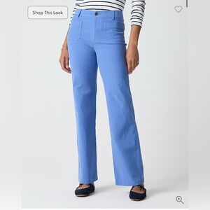 NWT J.Crew Factory Lizzie high-rise patch-pocket wide-leg pant
